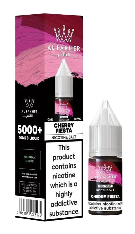 Cherry Fiesta Nic Salt E-Liquid by Al Fakher 10ml -  Vape Outlet Online