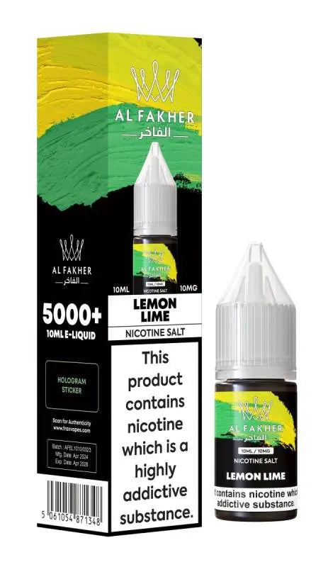 Lemon Lime Nic Salt E-Liquid by Al Fakher 10ml -  Vape Outlet Online
