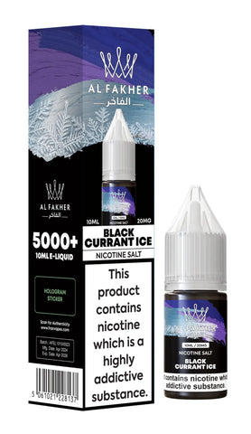 Blackcurrant Ice Nic Salt E-Liquid by Al Fakher 10ml -  Vape Outlet Online