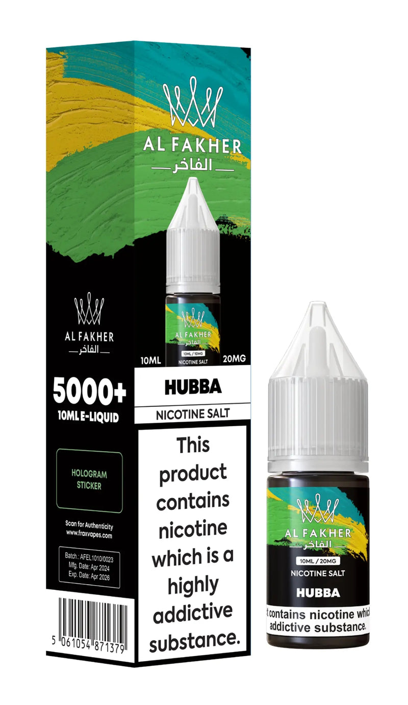 Hubba Nic Salt E-Liquid by Al Fakher 10ml -  Vape Outlet Online