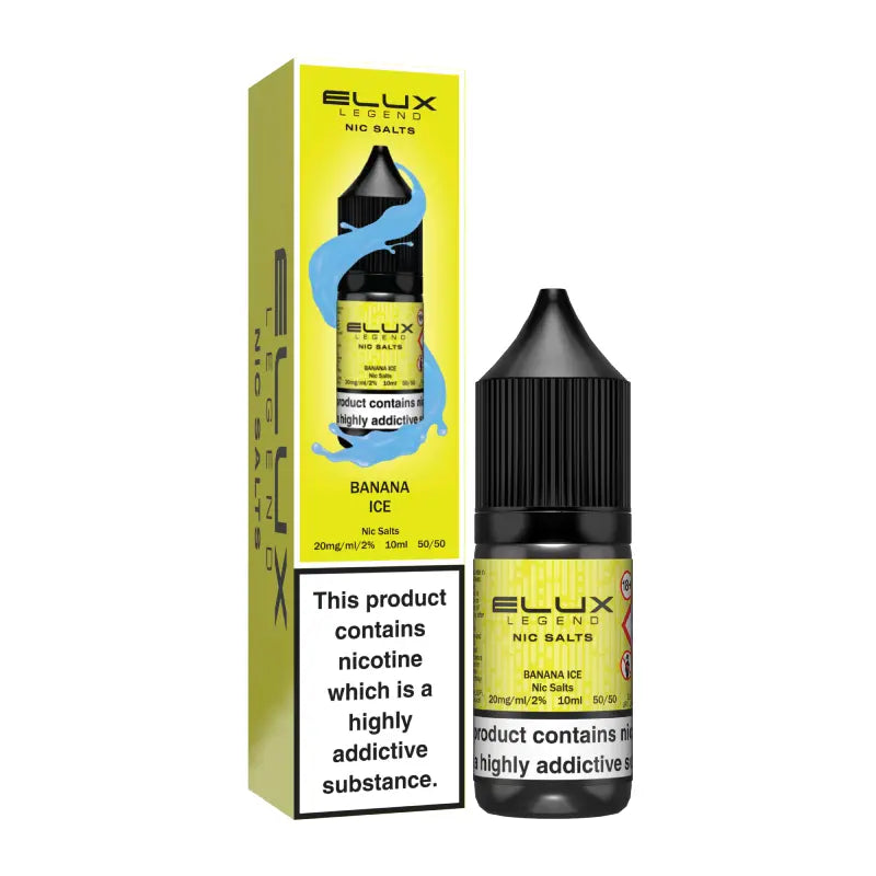 Banana Ice Nic Salt E-Liquid by Elux Legend 10ml -  Vape Outlet Online