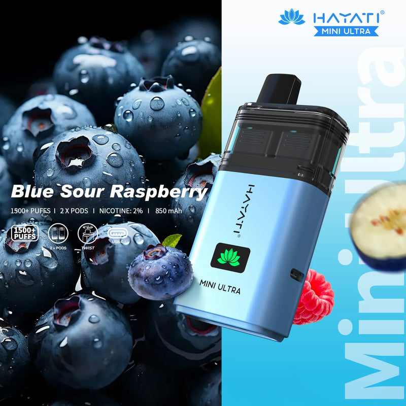 Hayati Mini Ultra Disposable Vape Kit 20mg -  Vape Outlet Online