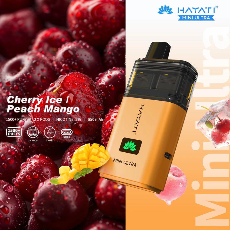 Hayati Mini Ultra Disposable Vape Kit 20mg -  Vape Outlet Online