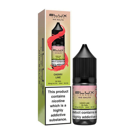 Cherry Lime Nic Salt E-Liquid by Elux Legend 10ml -  Vape Outlet Online
