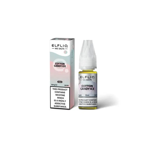 Cotton Candy Ice (P&B Cloud) Nic Salt E-Liquid by Elf Bar Elfliq Salts 10ml