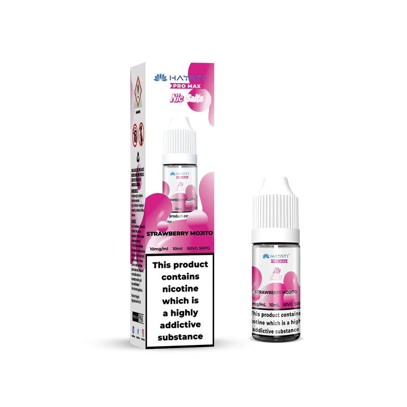Strawberry Mojito Nic Salt E-liquid by Hayati Pro Max 10ml -  Vape Outlet Online
