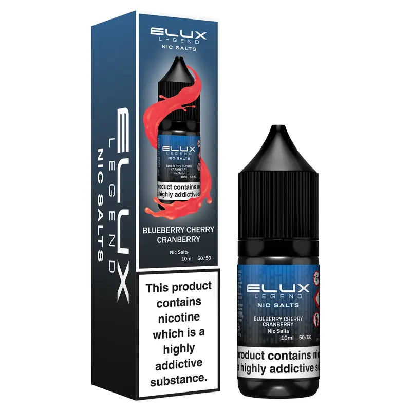 Blueberry Cherry Cranberry Nic Salt E-Liquid by Elux Legend 10ml -  Vape Outlet Online