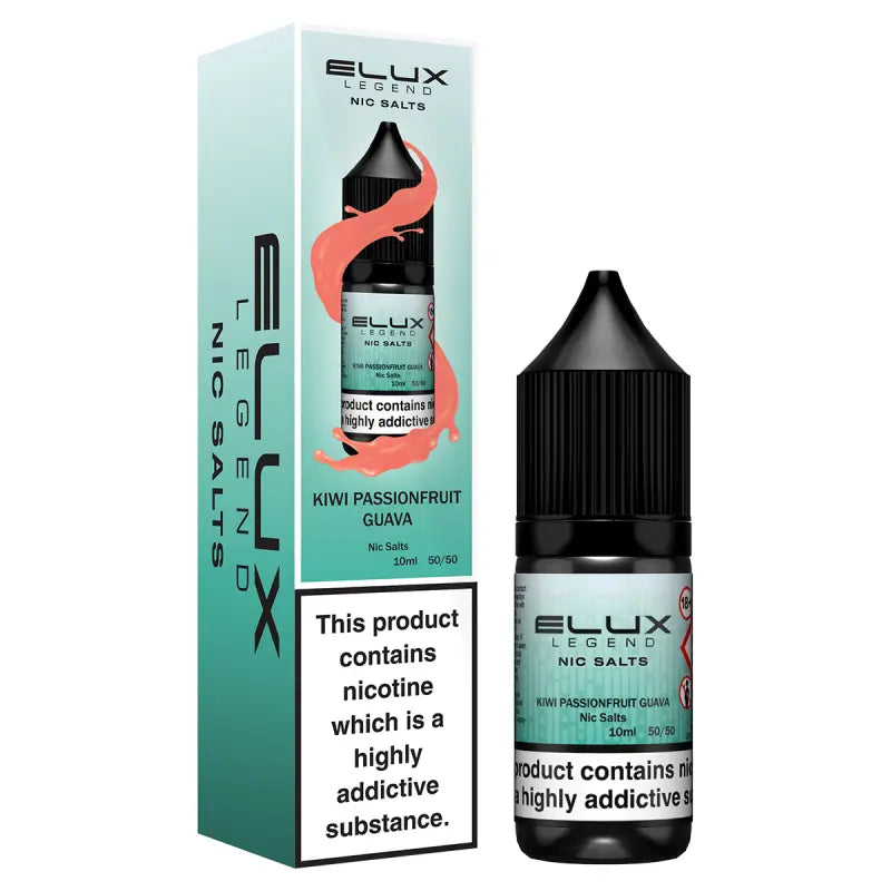 Kiwi Passionfruit Guava Nic Salt E-Liquid by Elux Legend 10ml -  Vape Outlet Online