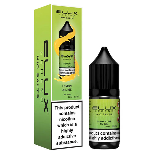 Lemon & Lime Nic Salt E-Liquid by Elux Legend 10ml -  Vape Outlet Online