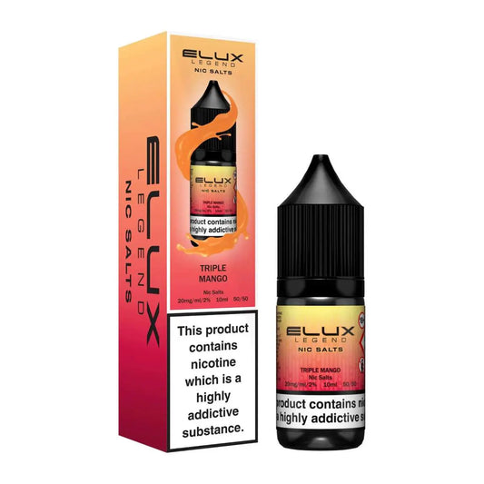 Triple Mango Nic Salt E-Liquid by Elux Legend 10ml -  Vape Outlet Online