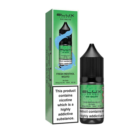 Fresh Menthol Mojito Nic Salt E-Liquid by Elux Legend 10ml -  Vape Outlet Online