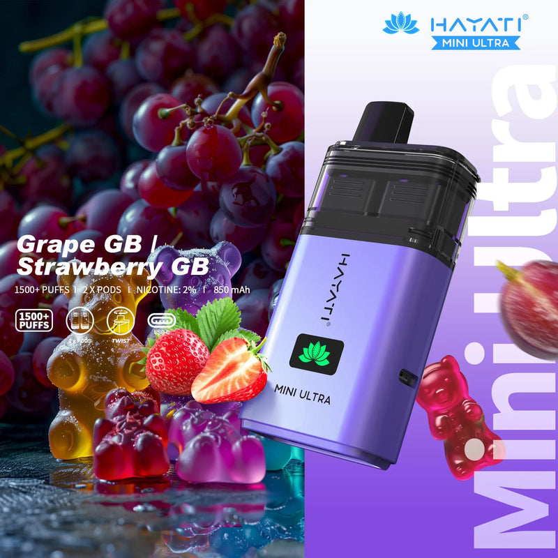 Hayati Mini Ultra Disposable Vape Kit 20mg -  Vape Outlet Online