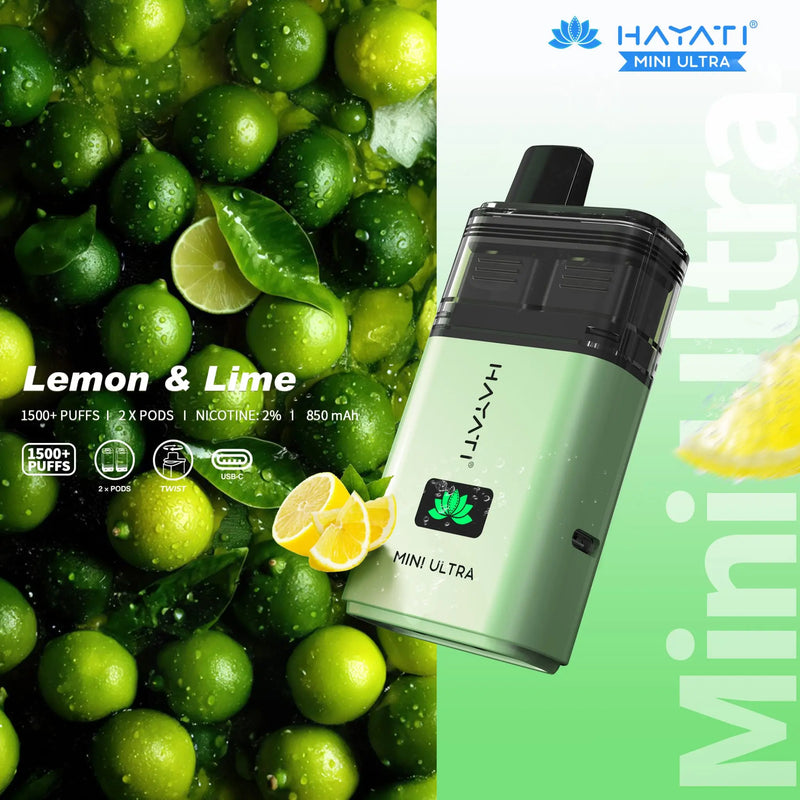Hayati Mini Ultra Disposable Vape Kit 20mg -  Vape Outlet Online