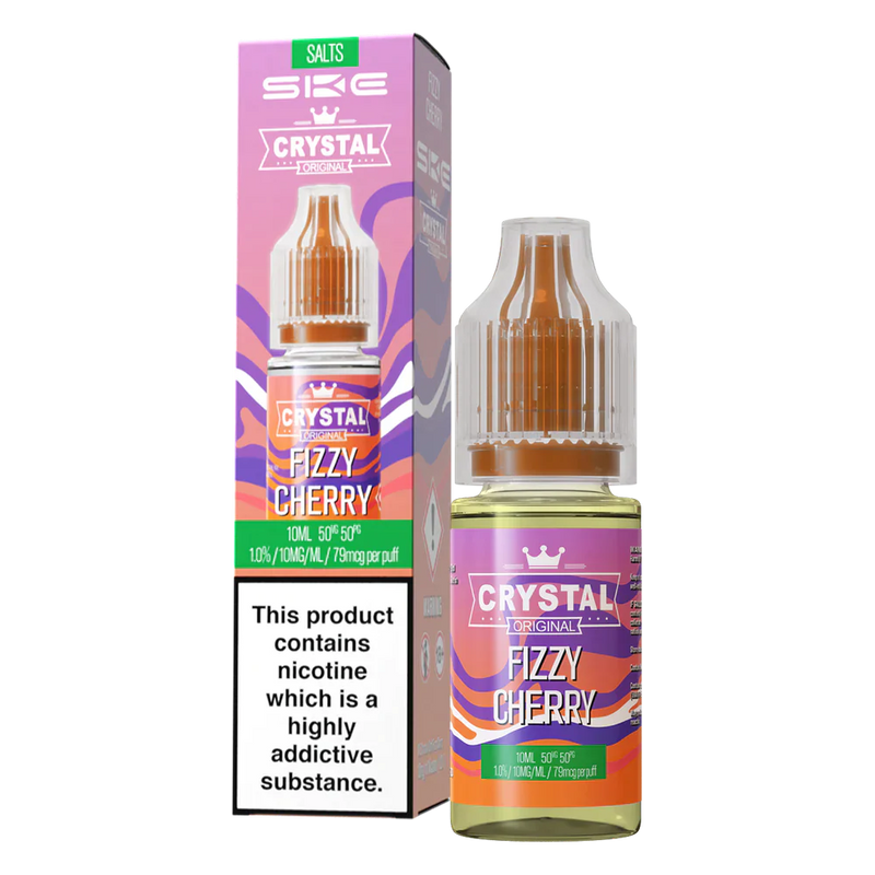 Fizzy Cherry Nic Salt E-Liquid by SKE Crystal Original 10ml -  Vape Outlet Online