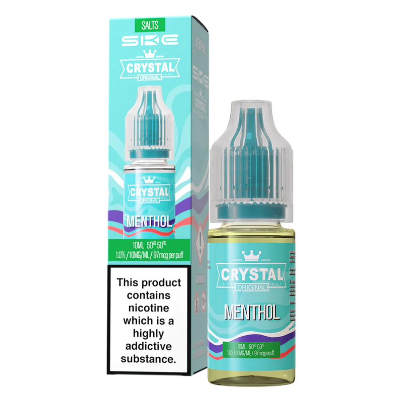 Menthol Nic Salt E-Liquid by SKE Crystal Original 10ml -  Vape Outlet Online