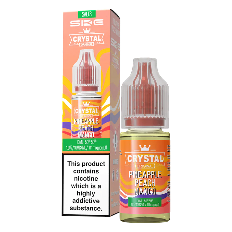 Pineapple Peach Mango Nic Salt E-Liquid by SKE Crystal Original 10ml -  Vape Outlet Online