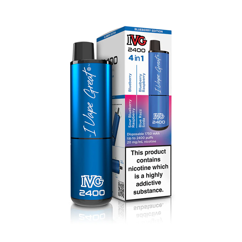 IVG 2400 – 4 in 1 Multi Flavour Blueberry Edition
