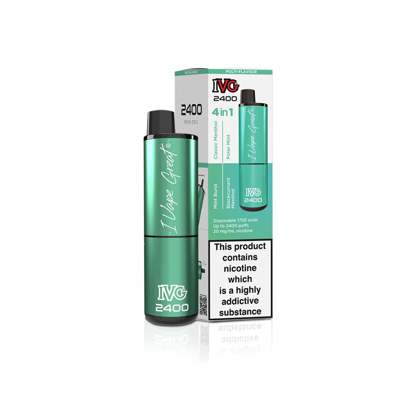 IVG 2400 – 4 in 1 Multi Flavour Menthol Edition