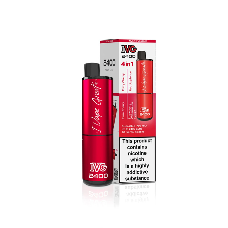 IVG 2400 – 4 in 1 Multi Flavour Red Edition