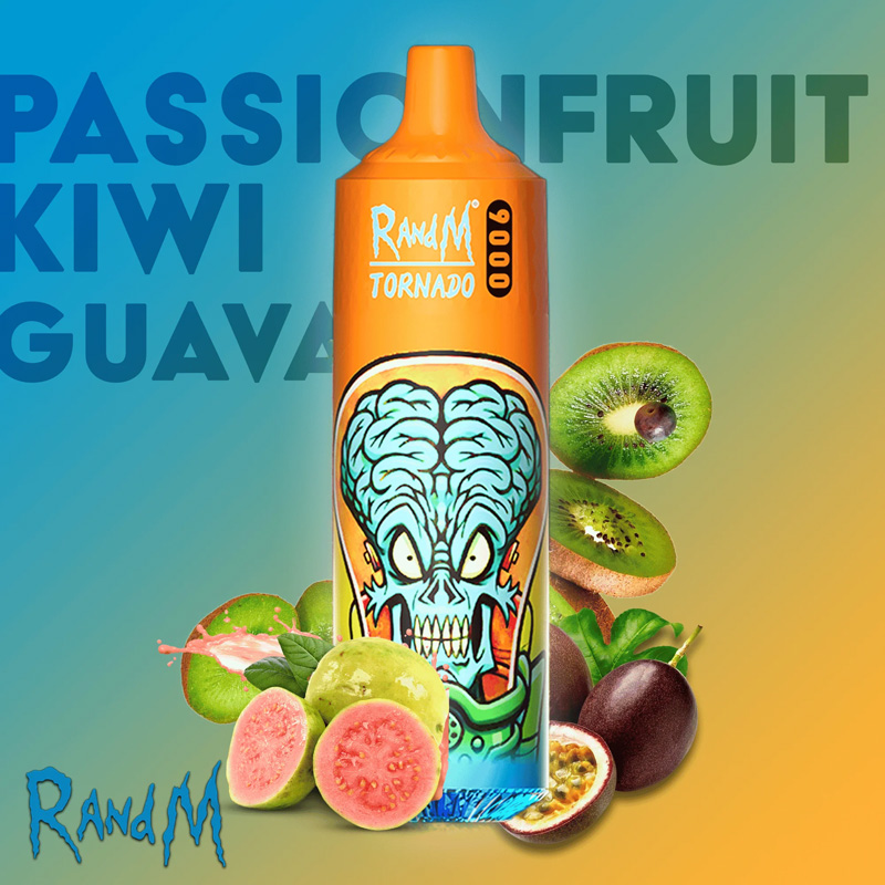 RandM Tornado 9000 – Kiwi Passion Fruit Guava