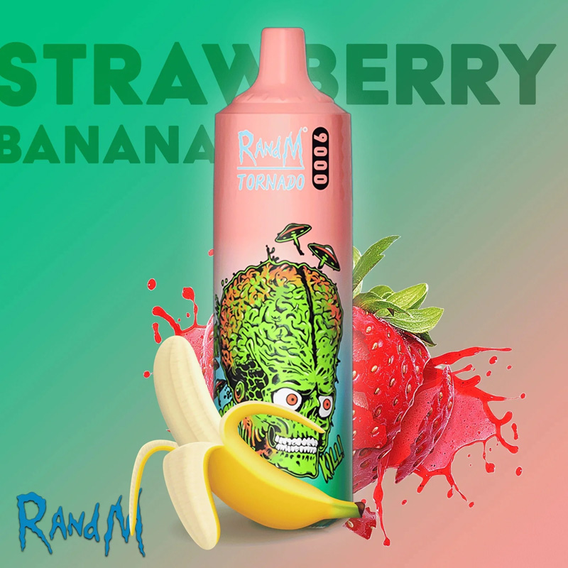 RandM Tornado 9000 – Strawberry Banana