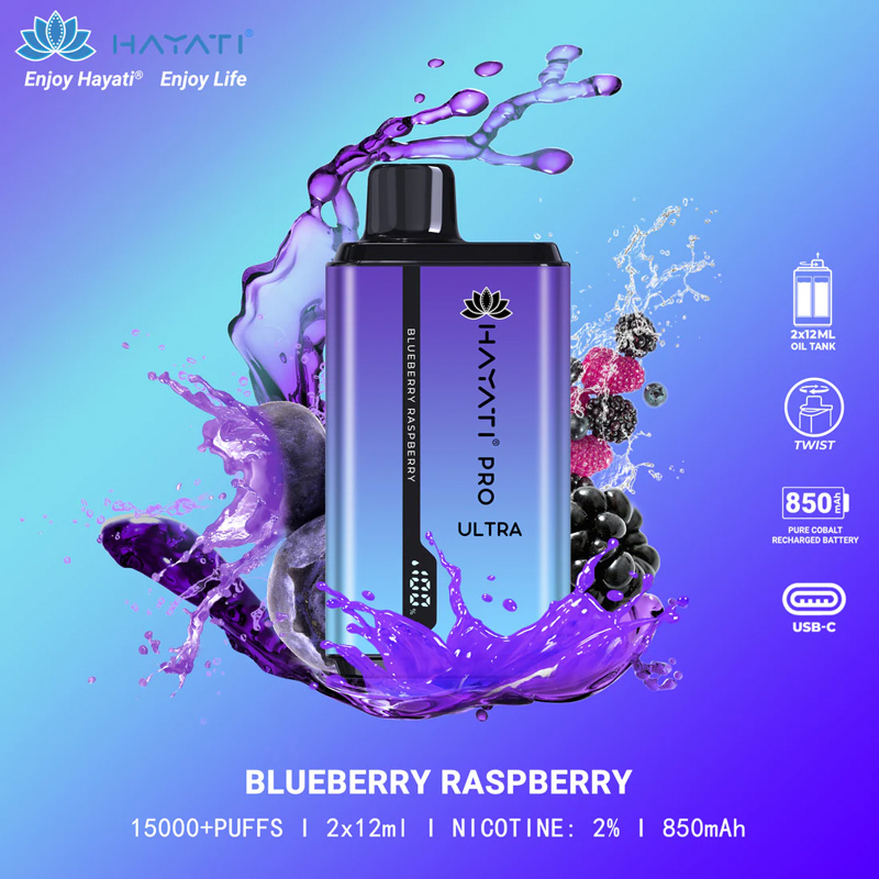 Hayati Pro Ultra 15000+ – Blueberry Raspberry