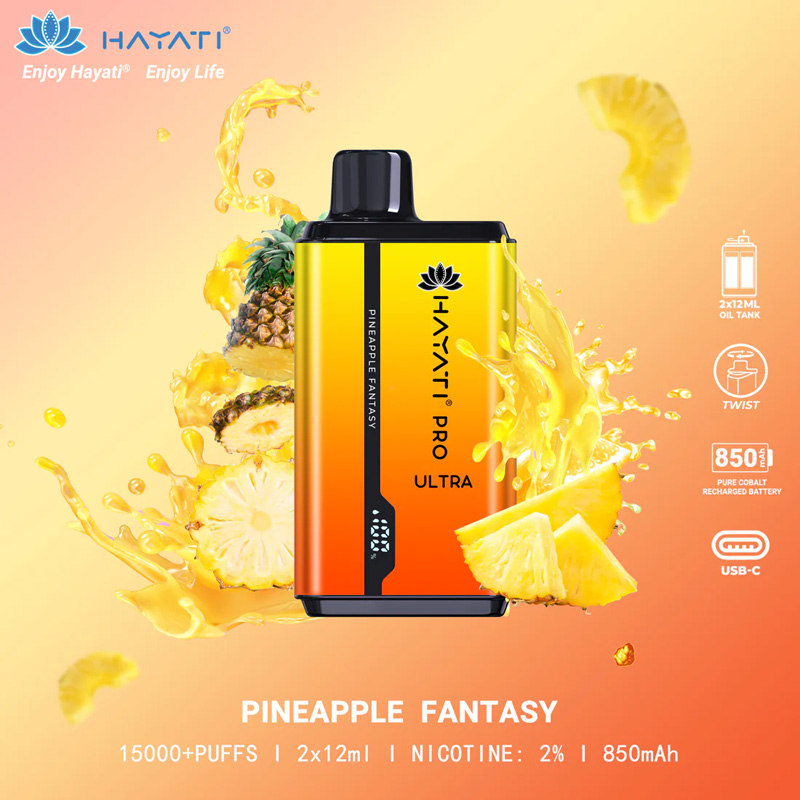 Hayati Pro Ultra 15000+ – Pineapple Fantasy