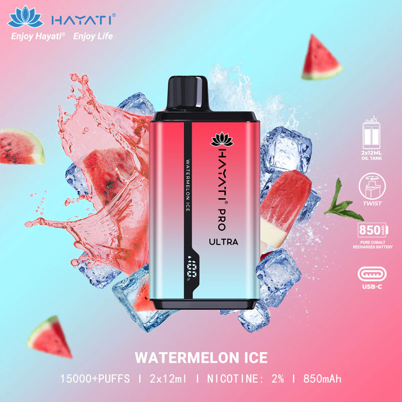 Hayati Pro Ultra 15000+ – Watermelon Ice