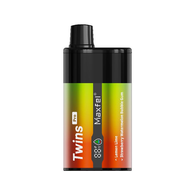 Maxfel Twins Pro: 18000 puffs, 2 Flavours in 1 Device Disposable Vape with the world's first 4 mesh coil